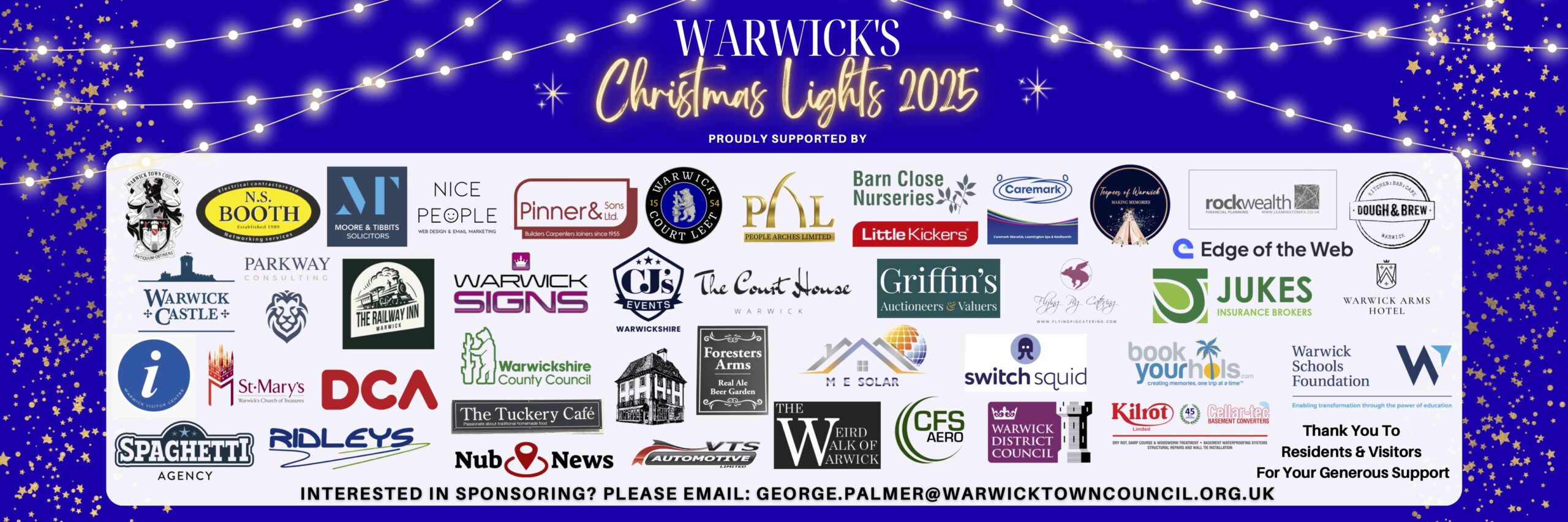 Warwick's Christmas Lights 2025