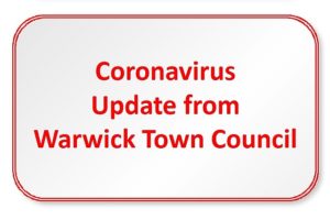 Banner announcing Coronavirus updates from the Council