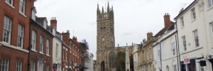 View of St Marys Church from the Court House